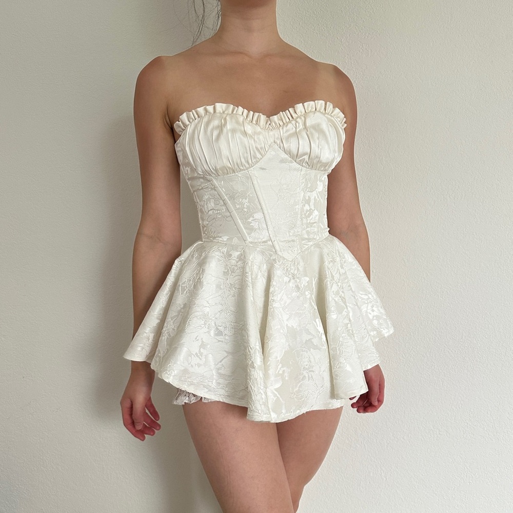 Nana Jacqueline White Mini Dress